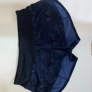 LuluLemon blue camo shorts